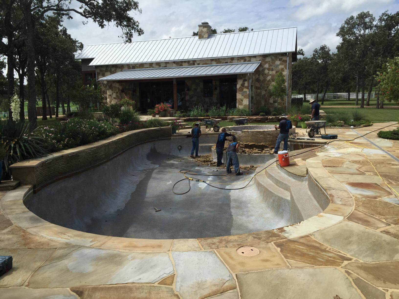 Traditions Pools & Landscape Bryan College Station Texas - Pool Construction